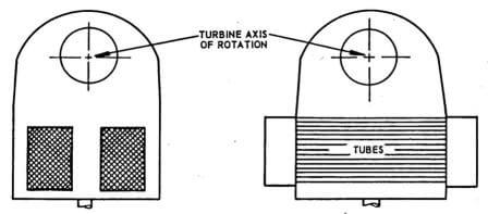 posisi kondensor dibawah turbin